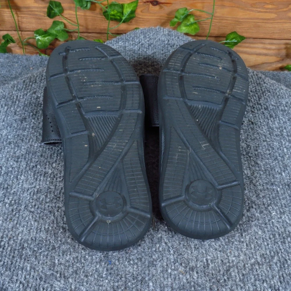 Under Armour Ignite Girls Slide Sandals Size 5Y Athletic Sports Black Pink